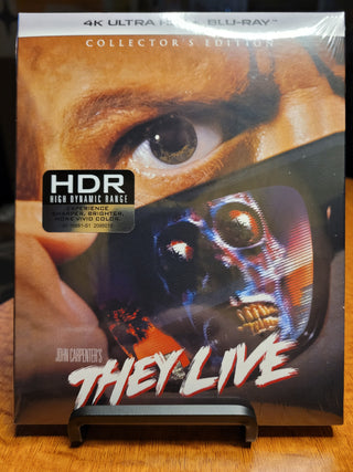 They Live [4K/UHD + Blu-ray SEALED + Vinyl Limited Edition Box Set] *PRE-OWNED*