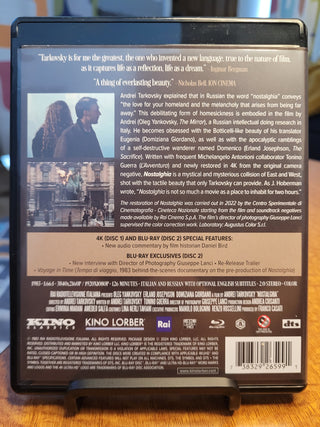 Nostalghia [4K/UHD + Blu-ray w/ Slipcover] *PRE-OWNED*