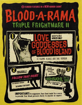 Blood-A-Rama Triple Frightmare II [Blu-ray w/ Limited Edition Slipcover]