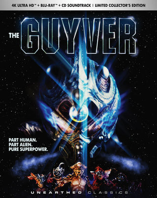 The Guyver - 4K/UHD + Blu-ray + CD Limited Collectors Edition w/ Slipcover (Unearthed Films)