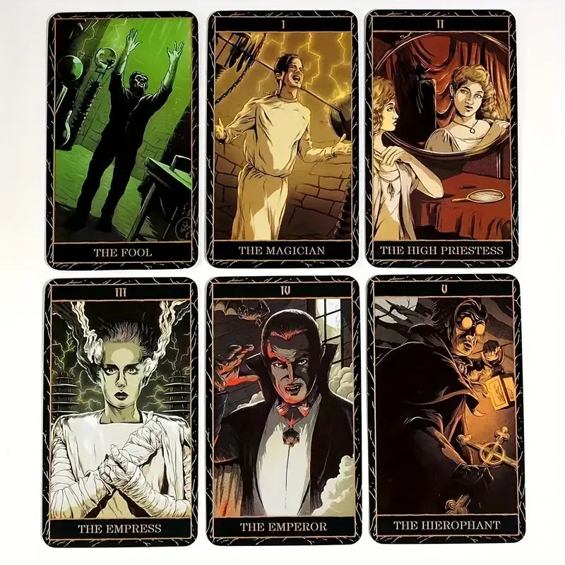 universal monsters trading cards Universal Monsters Tarot Card Deck – Monster Maul
