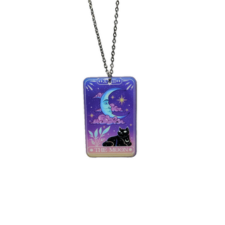 Moon Tarot Acrylic Necklace