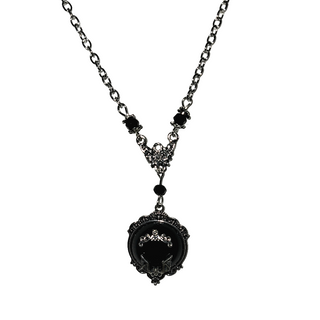 Bat and Jewell Pendant Gothic Necklace